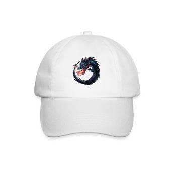 LE FEU DANS LE DRAGON - Casquette classique - blanc/blanc - Devant