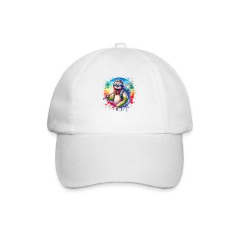 Conception décontractée de paresseux de randonneur - Casquette classique - blanc/blanc - Devant