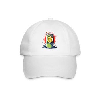 Canette de soda à la limonade rafraîchissante pour l’été - Casquette classique - blanc/blanc - Devant