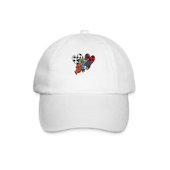 Hexen Zubehör Geschenkidee Okkulte Gothic Zauber - Baseballkappe - Weiß/Weiß - Vorne