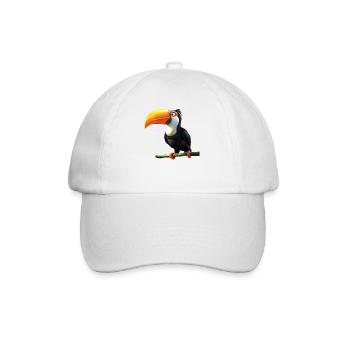 Toucan Rainforest South America Toucans Giant Toucan - Baseball Cap - white/white - Front
