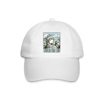 schaf Usedom T-Shirt – Ostsee Streetwear Design - Baseball Cap - white/white - Front