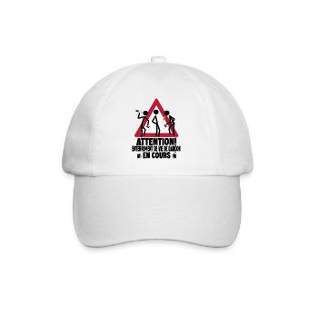 Junggesellenabschied Team Junggesellenabschied Bräutigam Humor - Baseballkappe - Weiß/Weiß - Vorne