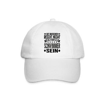 Schwimmer - Baseballkappe - Weiß/Weiß - Vorne