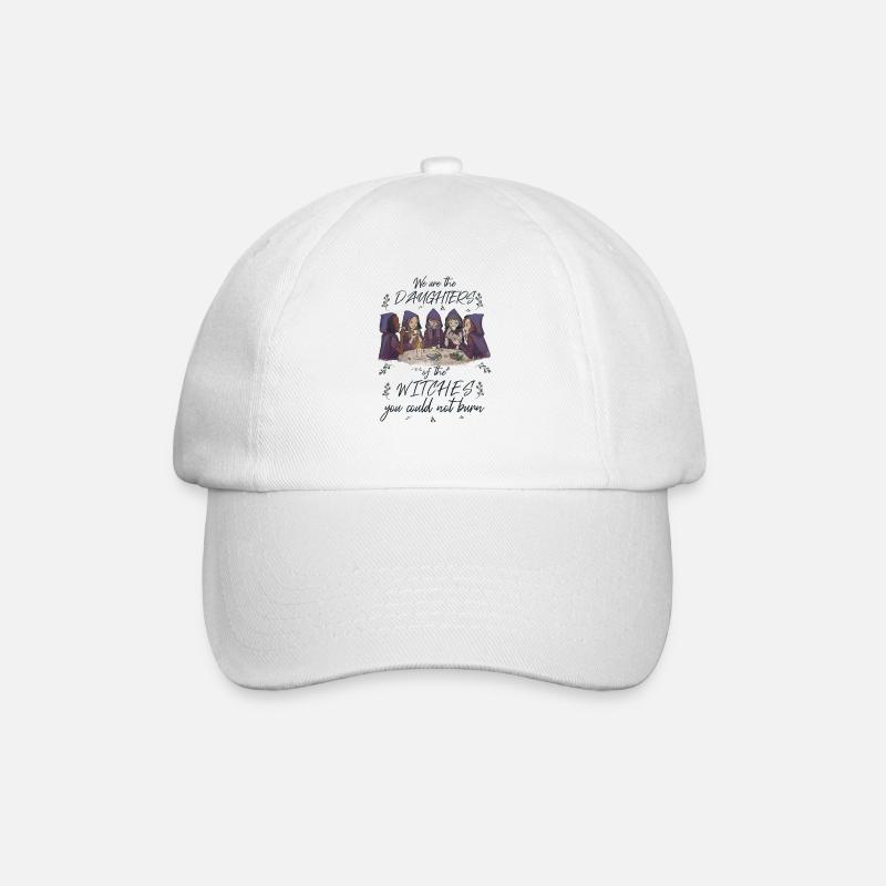 Sorcières Idée Cadeau Gothique Occulte Sorcière Filles - Casquette classique - blanc/blanc