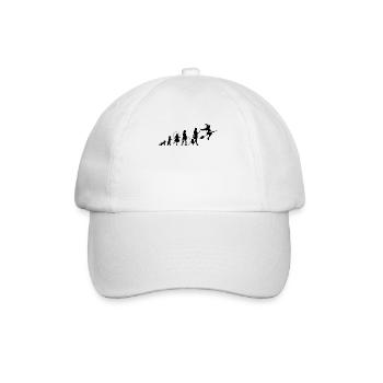 Mystisches Gothic Okkult Witch Halloween - Baseballkappe - Weiß/Weiß - Vorne