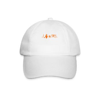 Halloween Mystical Gothic Occult Witch - Baseball Cap - white/white - Front