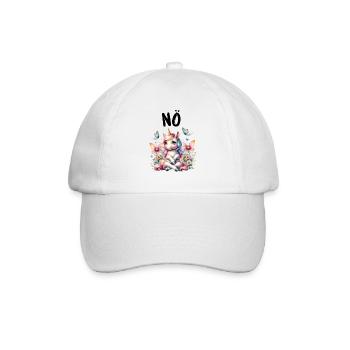 Licorne disant non Garçon et fille Créature mythique - Casquette classique - blanc/blanc - Devant