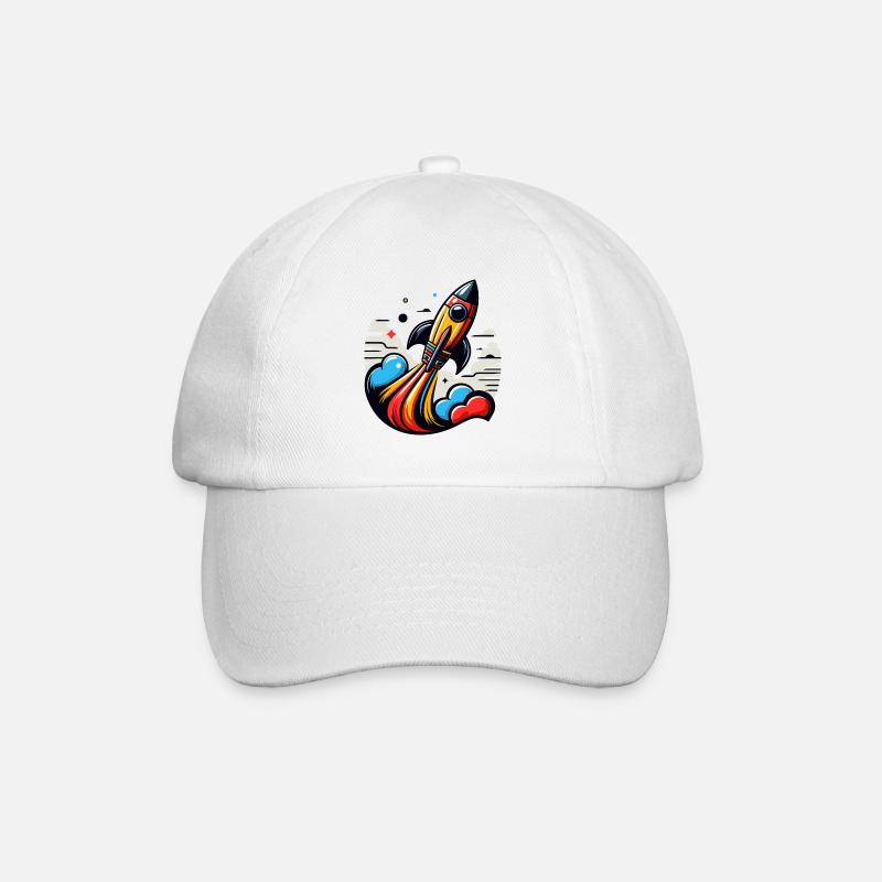 RAKETE - Baseballkappe - Weiß/Weiß