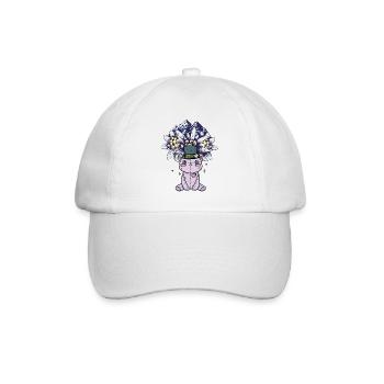 Alps Mountains Mountains Nature Flowers Nature Lovers - Baseball Cap - white/white - Front