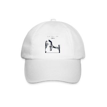Capoeira Danse chinoise Hanzi Ginga Capoeirista - Casquette classique - blanc/blanc - Devant