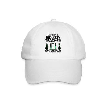 Science Teacher School Teacher Biology Chemistry P - Baseball Cap - white/white - Front