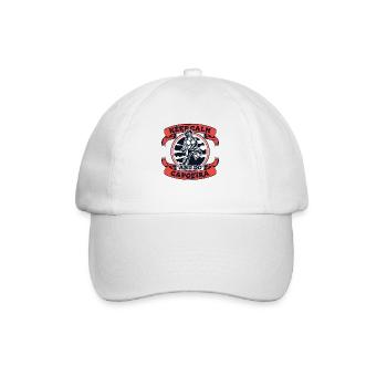 Restez calme et faites de la Capoeira Capoeirista Ginga Dance - Casquette classique - blanc/blanc - Devant