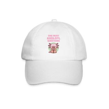 Drôle de questions sur l’axolotl - Casquette classique - blanc/blanc - Devant