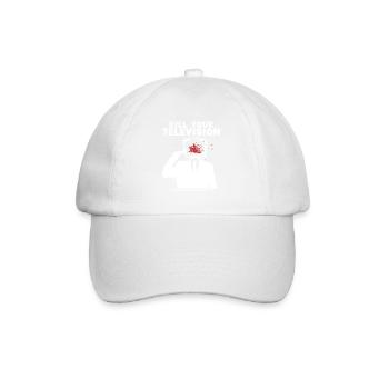 Brainwashing Kill your TV Fake News Portest - Baseball Cap - white/white - Front