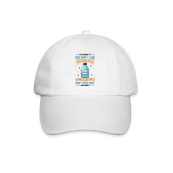 Drôle de dicton en résine époxy - Casquette classique - blanc/blanc - Devant