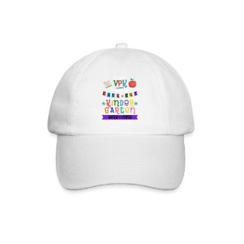 Farewell to preschool: Kindergarten, here I come! - Baseball Cap - white/white - Front