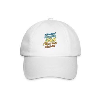 Kicked So Much Ass That I Lost My Leg User Leg - Baseball Cap - white/white - Front