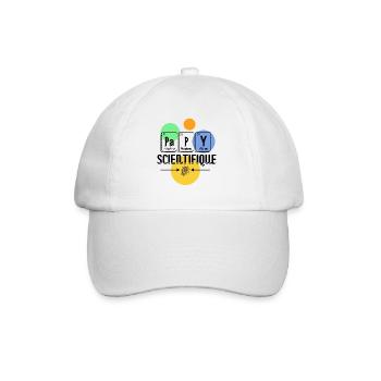 Papy scientifique - Casquette classique - blanc/blanc - Devant