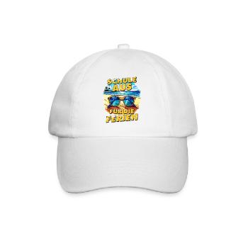 SCHOOL OUT FOR THE HOLIDAYS - Baseball Cap - white/white - Front