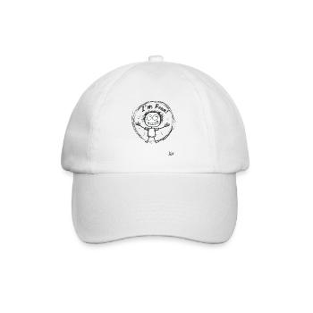 Figurine allumette : Je suis libre ! - Casquette classique - blanc/blanc - Devant