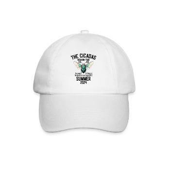 Die Cicadas Reunion Tour Sommer 2024 Damen Herren - Baseballkappe - Weiß/Weiß - Vorne