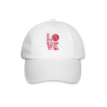 Baseball Softball Mama Love Baseball - Casquette classique - blanc/blanc - Devant