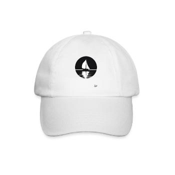 The Sailboat: Adventure on the High Seas - Baseball Cap - white/white - Front