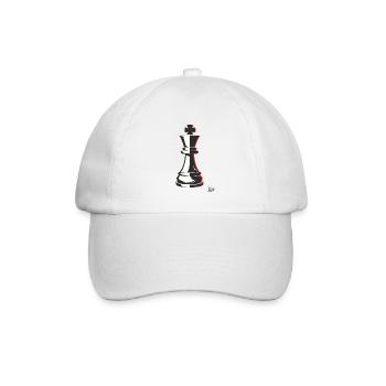 Roi des échecs - Casquette classique - blanc/blanc - Devant