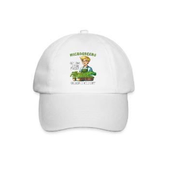 MICROGREENS NATURE IN THE HOUSE GREEN - Baseball Cap - white/white - Front