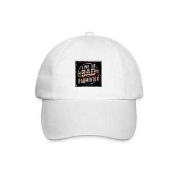 J’ai mis le mal dans Badminton 2 - Casquette classique - blanc/blanc - Devant