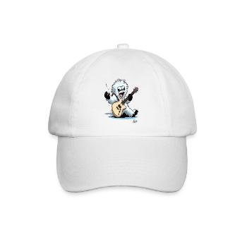 Guitariste musical : Yeti of Rock Music - Casquette classique - blanc/blanc - Devant