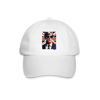 British Flag Type Chad Geezer Great Britain - Baseball Cap - white/white - Front