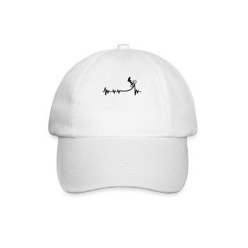 BMX BMX heartbeat, vélo freestyle course BMX - Casquette classique - blanc/blanc - Devant