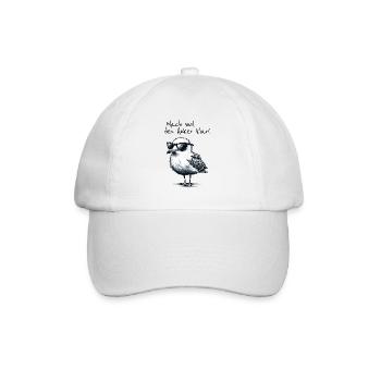 Mach mol den Anker klar Coole Seemöwe Spruch - Casquette classique - blanc/blanc - Devant