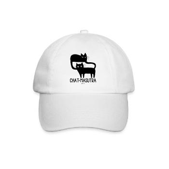 Chat Masutra - Casquette classique - blanc/blanc - Devant