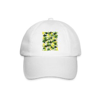 Ocean Camouflage – marine life in camouflage style - Baseball Cap - white/white - Front