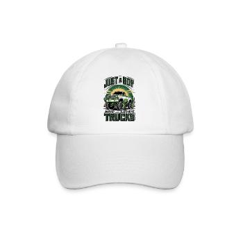 Design unique de monster truck et de jingler - Casquette classique - blanc/blanc - Devant