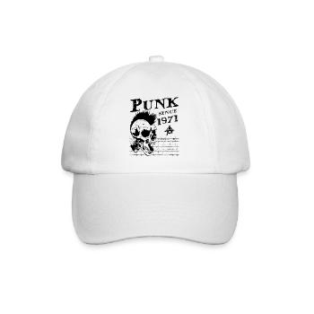 Punks Not Dead, Punk Since 1971, 53 Years Old and - Baseball Cap - white/white - Front