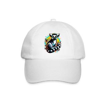 Lemur - Baseball Cap - white/white - Front