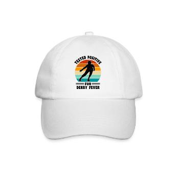 Funny Roller Skate Saying - Baseball Cap - white/white - Front