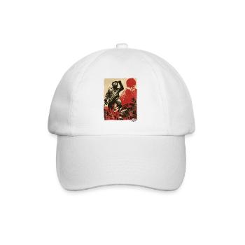 Propaganda Style: Mountain Bear Nature Ranger - Baseball Cap - white/white - Front