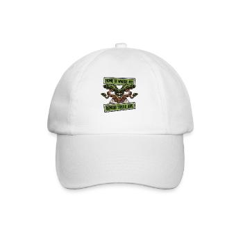 Zuhause ist, wo meine Bonsai Bäume sind Penjing Bonsai - Baseballkappe - Weiß/Weiß - Vorne
