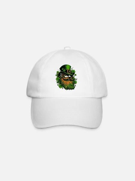 Leprechaun Irlande - Casquette classique - blanc/blanc