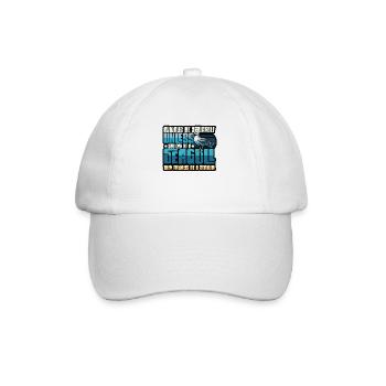 Always Be A Seagull - Funny Seagulls - Baseball Cap - white/white - Front