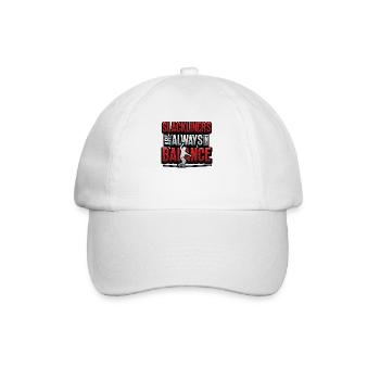 Slackliners Are Always In Balance - Baseball Cap - white/white - Front