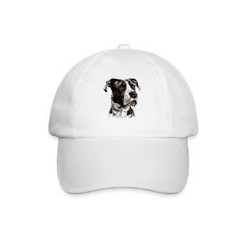 Pitbull Bulldog Pittie American Pitbull Terrier - Casquette classique - blanc/blanc - Devant