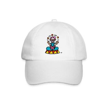 Un clown - Casquette classique - blanc/blanc - Devant