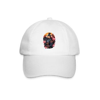 Samurai Japan Cherry - Baseball Cap - white/white - Front