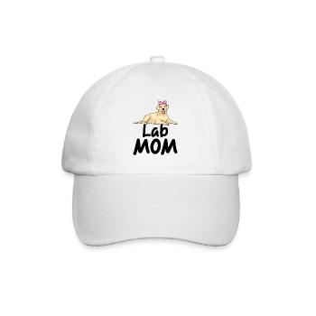 Lab Mom Labrador Retriever Labradors Dog Retriever - Baseball Cap - white/white - Front